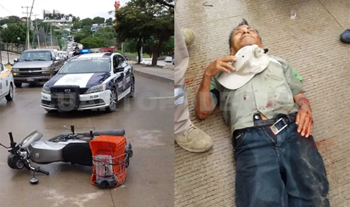 Abuelito fue arrollado y muere en el hospital