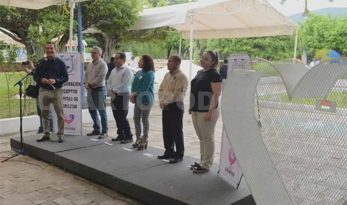 Instalan receptor de campaña “Dona Tapitas de Corazón”