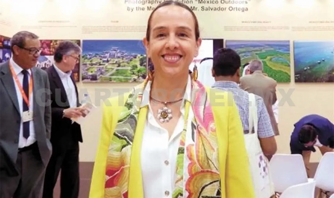 El stand de México en la Feria del Libro de Sharjah. Cortesía