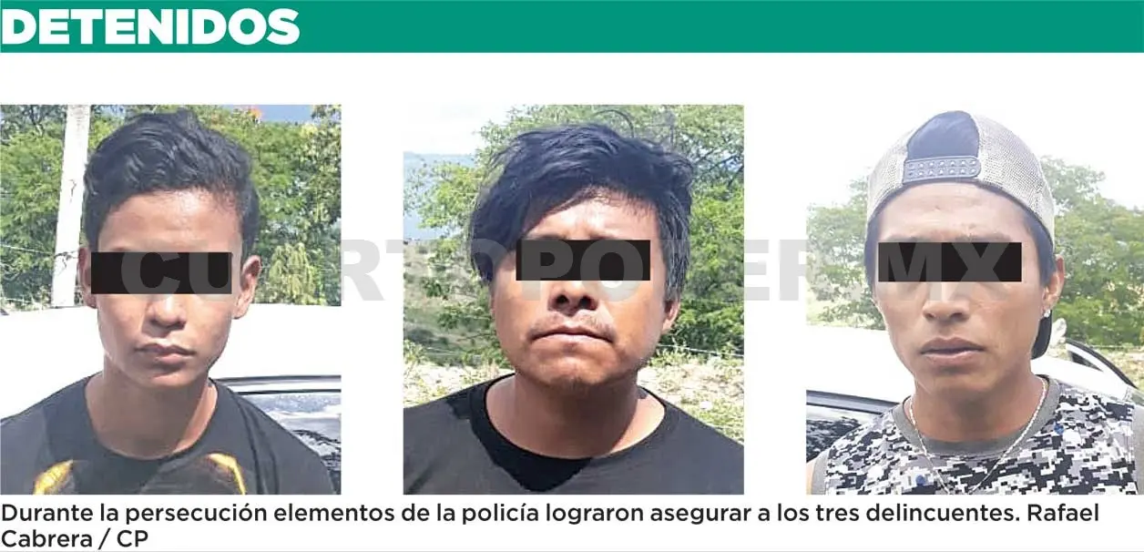 Detienen a violentos asaltantes de taxista