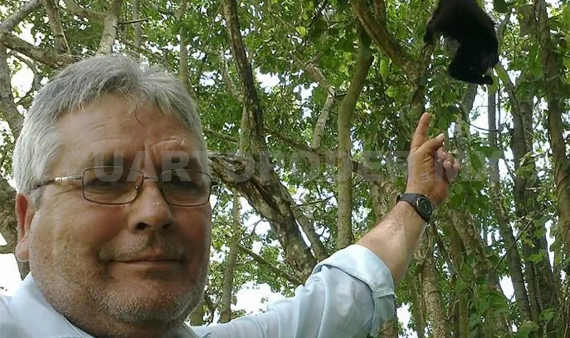 José Luis Álvarez fue un reconocido ambientalista preocupado por los monos. Cortesía