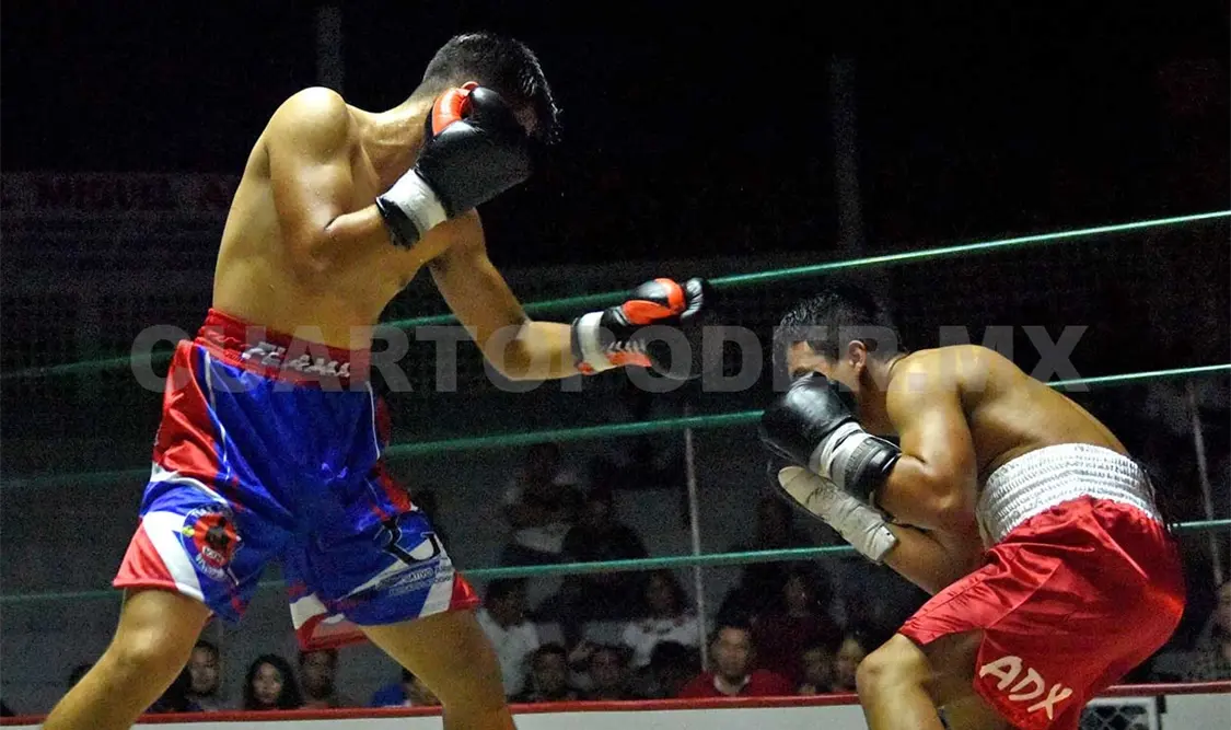 Modificada la pelea estelar, solamente el tuxtleco Chandomí fue quien se mantuvo y al final se llevó el triunfo. Cortesía