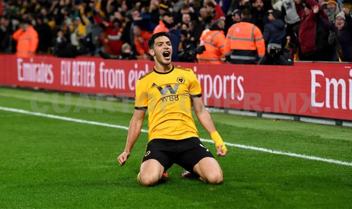 Gol de Raúl Jiménez le da el triunfo a los Wolves