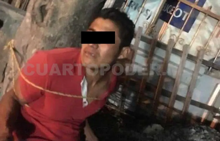 Colonos amarran a madrugador cantonero