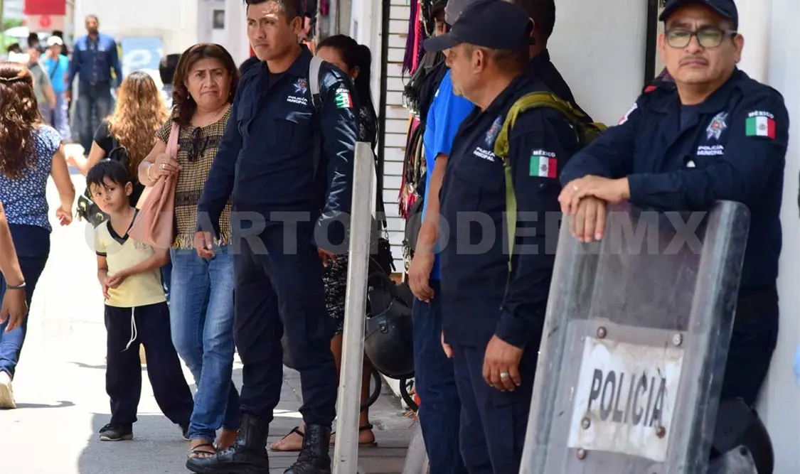 Sólo el 13 por ciento de los policías tiene un ingreso superior a los 10 mil pesos. Guillermo Ramos / CP