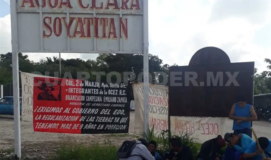 Organización exige regularizar tierras
