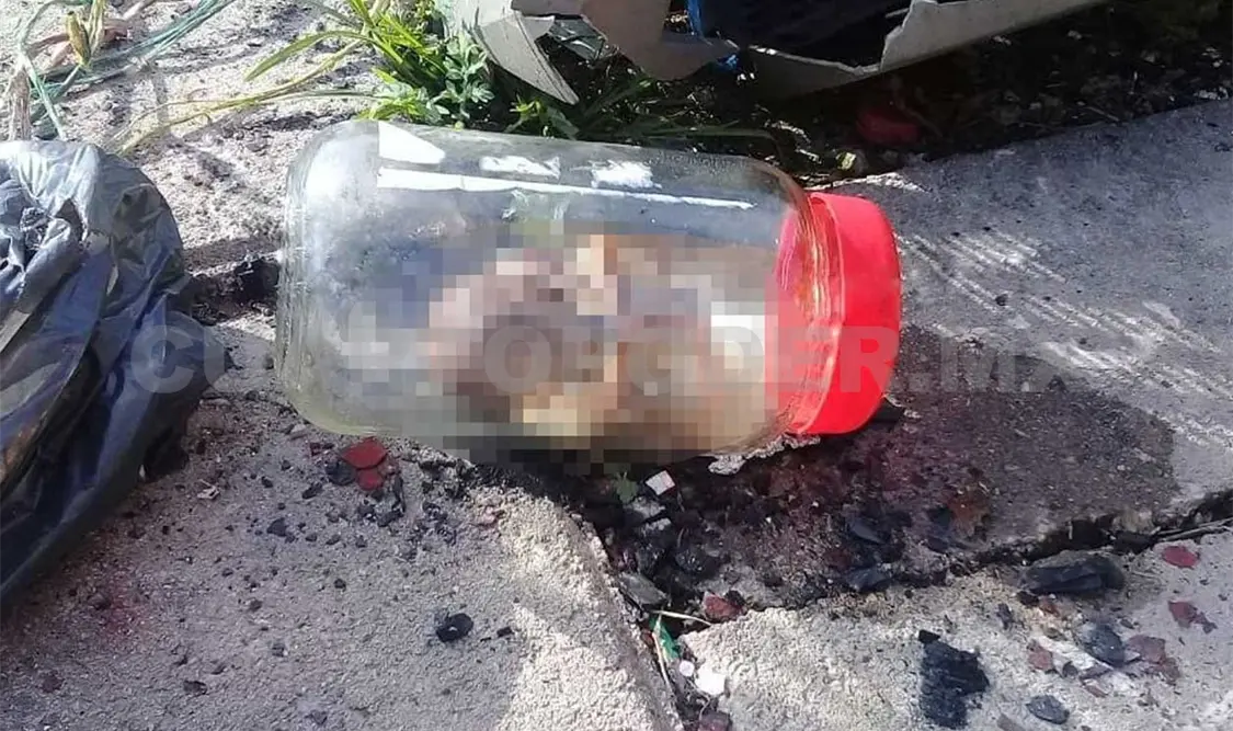 Abandonan feto entre montículo de basura