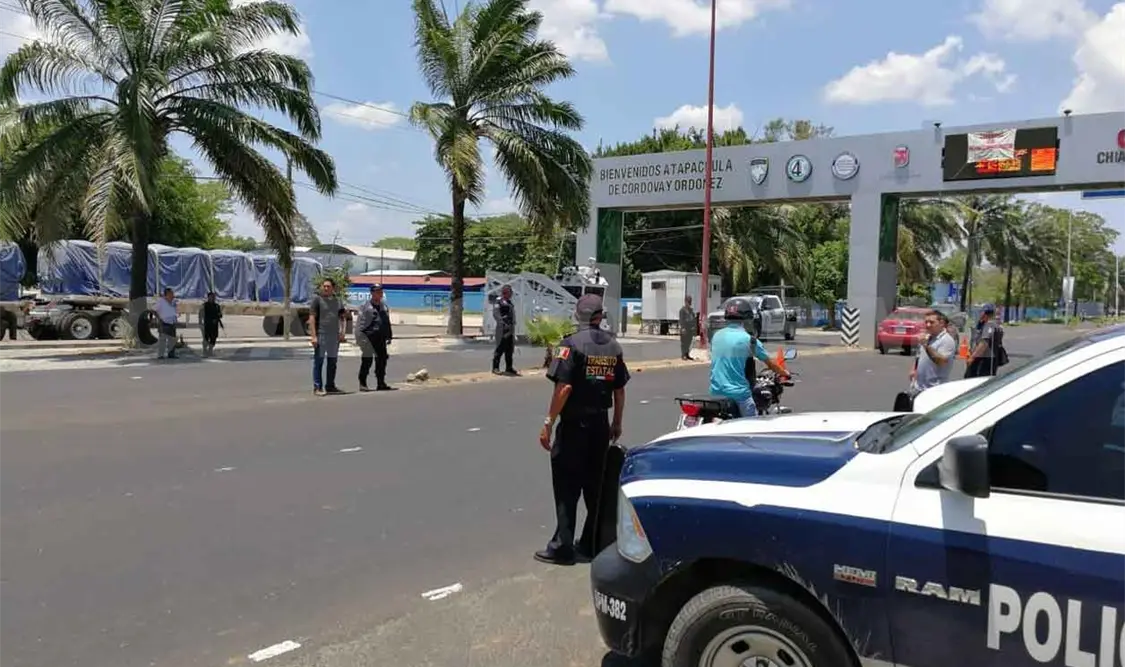 Refuerzan seguridad en límites de Chiapas