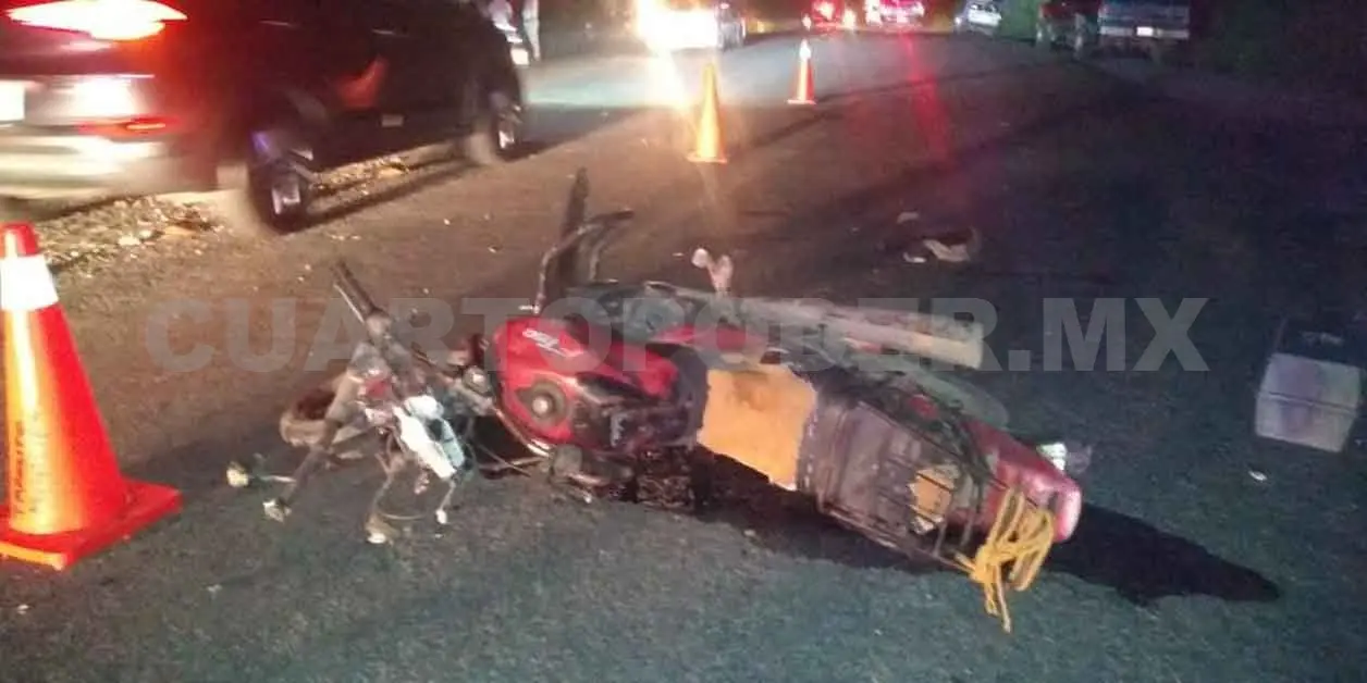 Identifican a motociclista que murió en un accidente