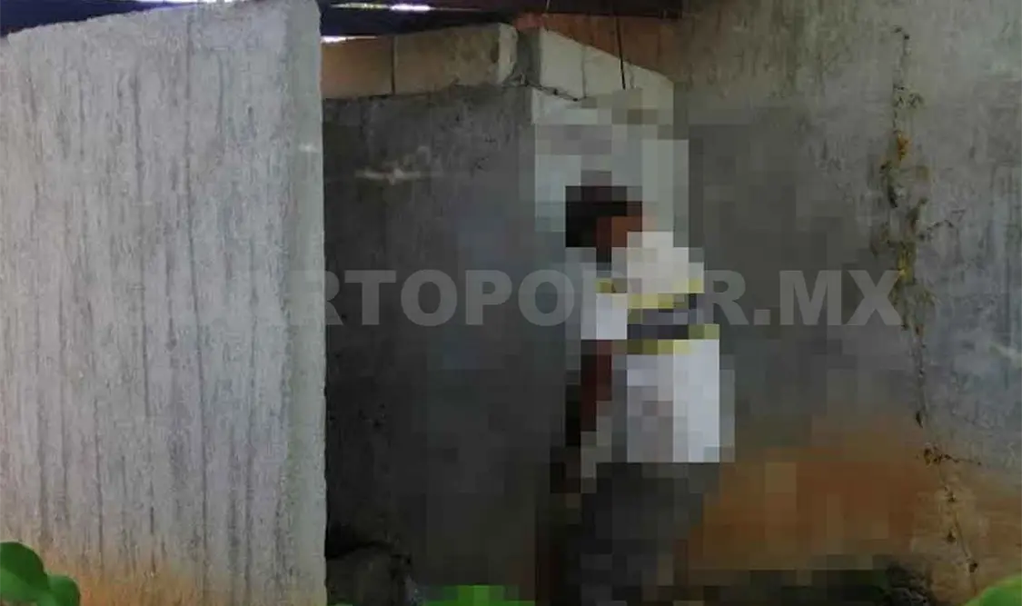 Localizan a hombre ahorcado en un baño