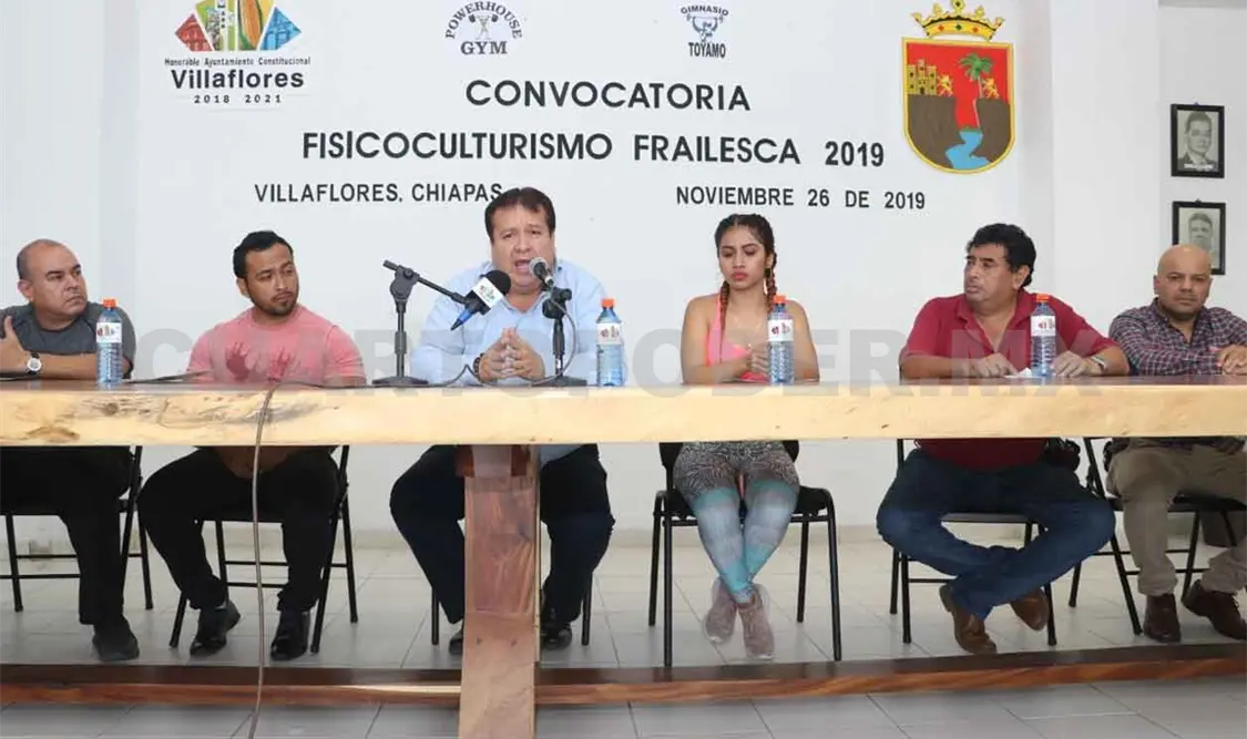 Anuncia Rosales Zuarth evento de fisicoculturismo