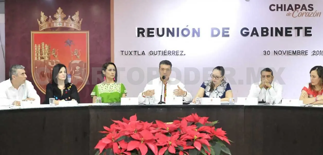 REC pidió a su gabinete trabajar con el compromiso de cuidar los recursos y defender a las personas que más lo necesitan. CP