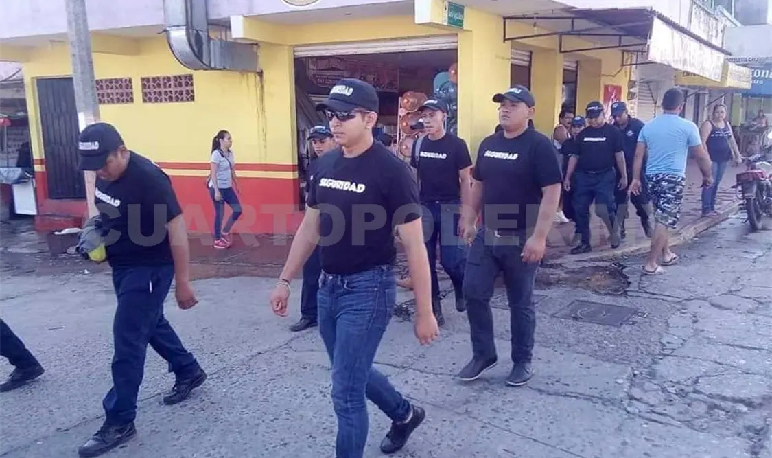 Refuerzan seguridad en el primer cuadro de la ciudad
