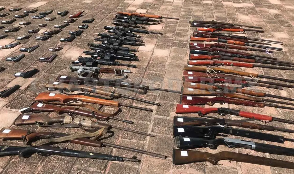 Destruyen más de 300 armas de fuego