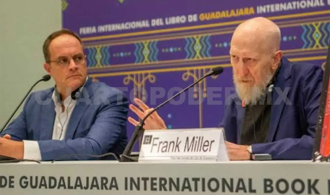 Frank Miller, guionista de Sin City, invitado de la 33 Feria Internacional del Libro de Guadalajara. Cortesía