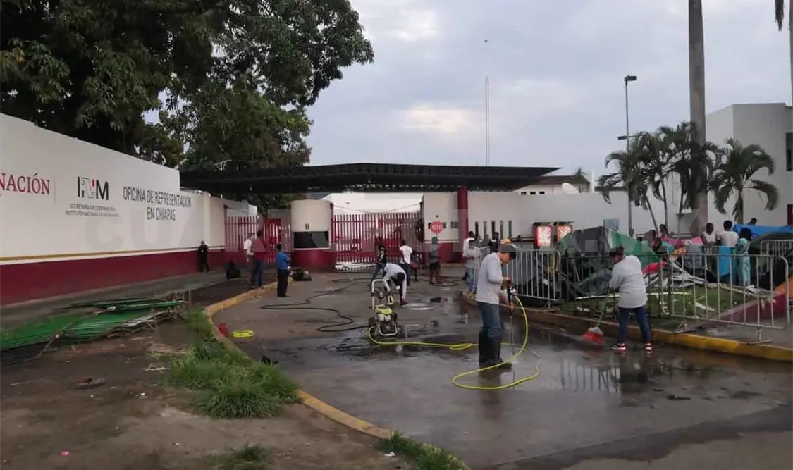 Rehabilitan instalaciones migratorias