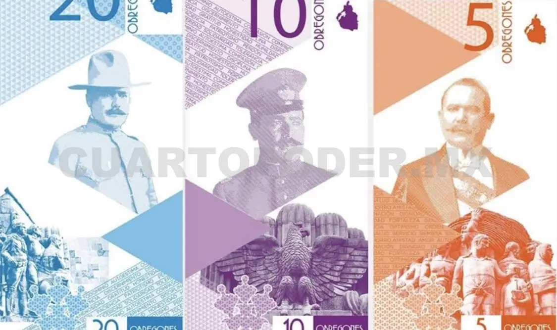 En circulación por primera vez los llamados obregones. Agencias