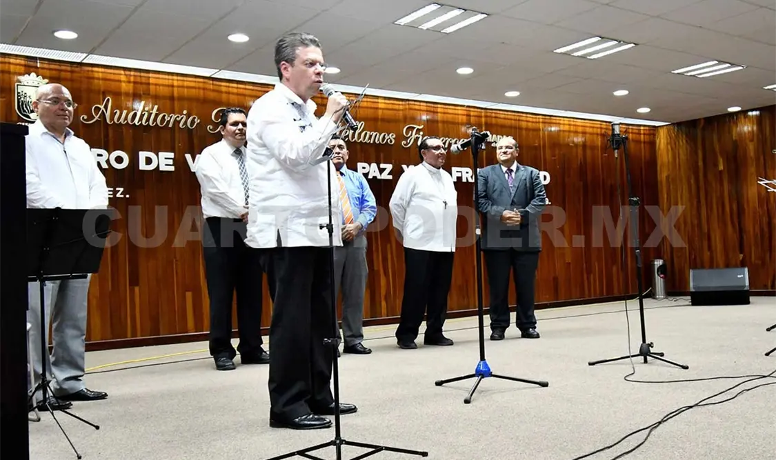 Brito Mazariegos hizo un reconocimiento al talento de los participantes y subrayó la unidad que se demostró. CP