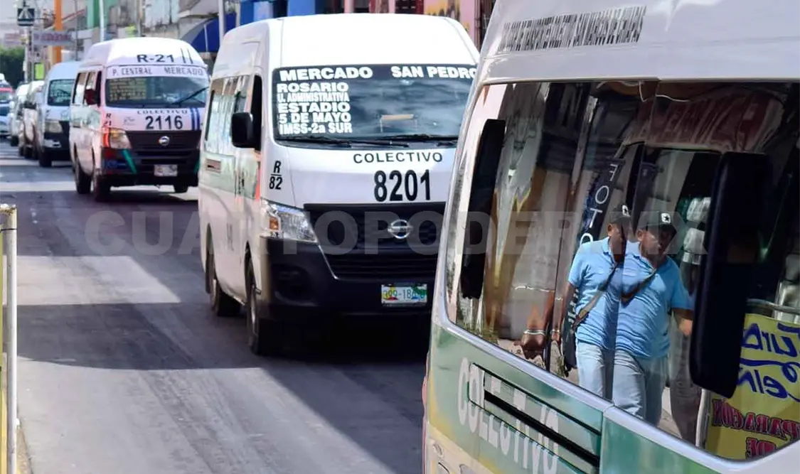 De 8 a 8.5 pesos el alza del pasaje