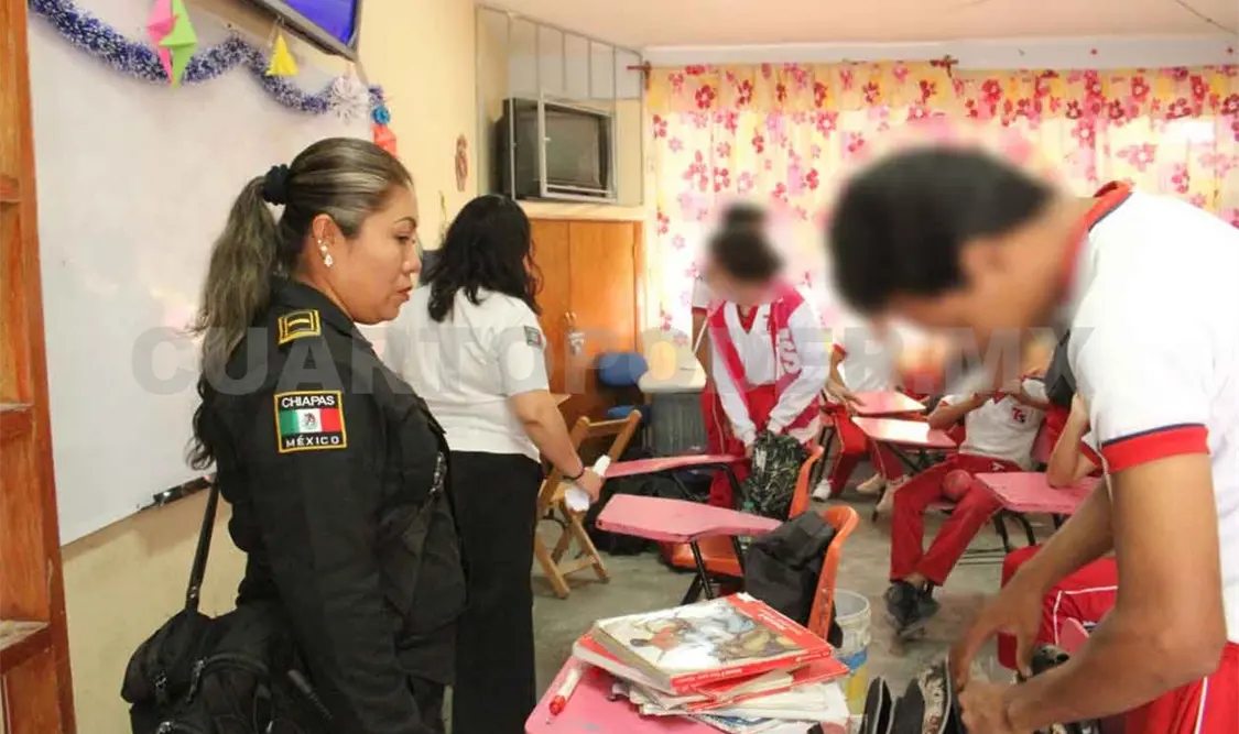 Implementan Programa Escuela Segura
