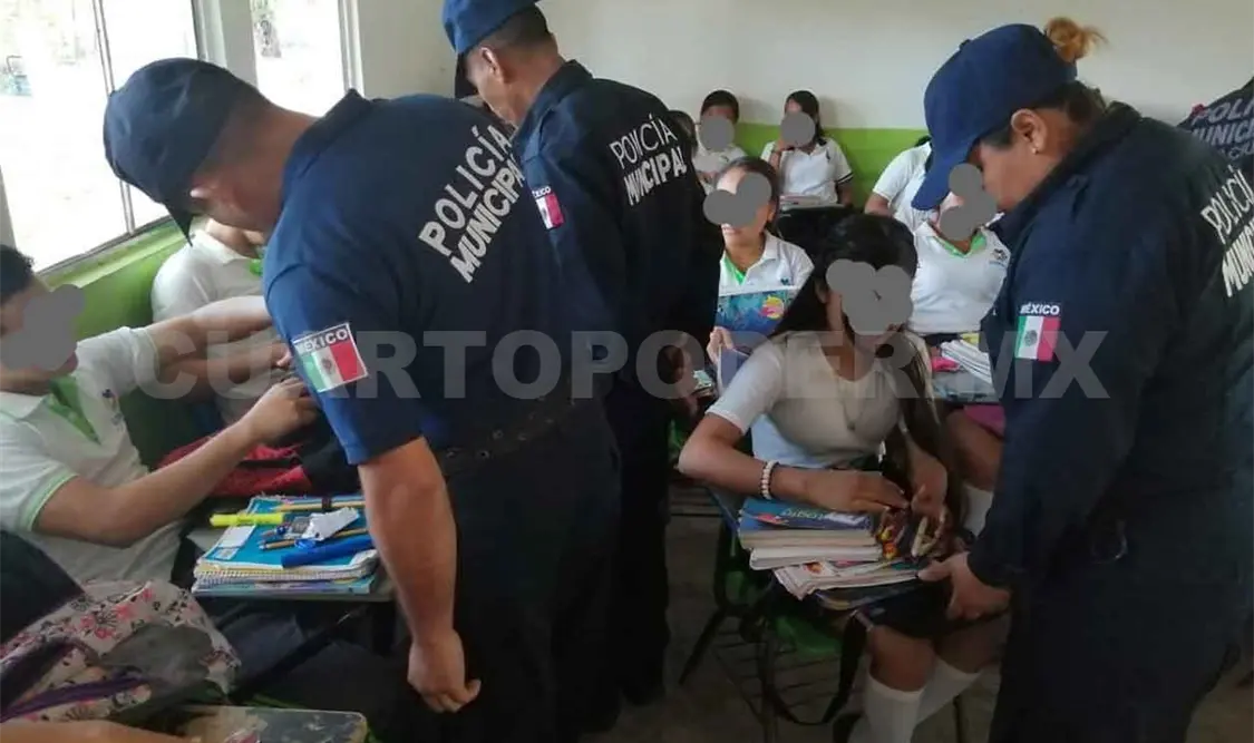 Operativo Mochila Segura en bachilleres