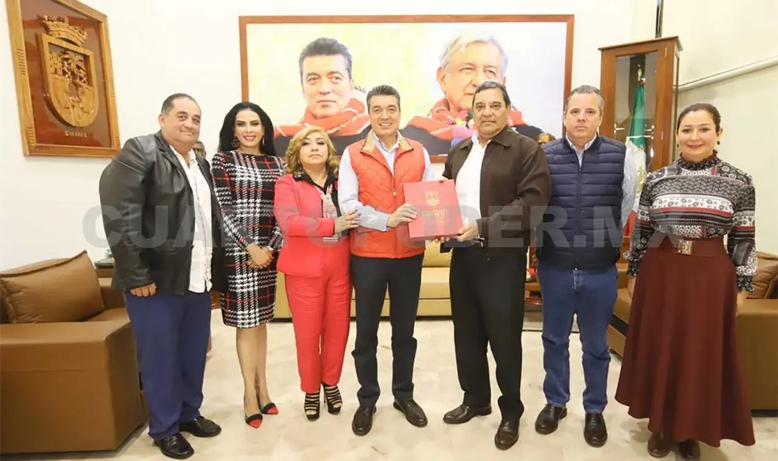 El gobernador se reunió con el titular del Poder Judicial, quien le hizo entrega de su Informe de Actividades 2019. CP