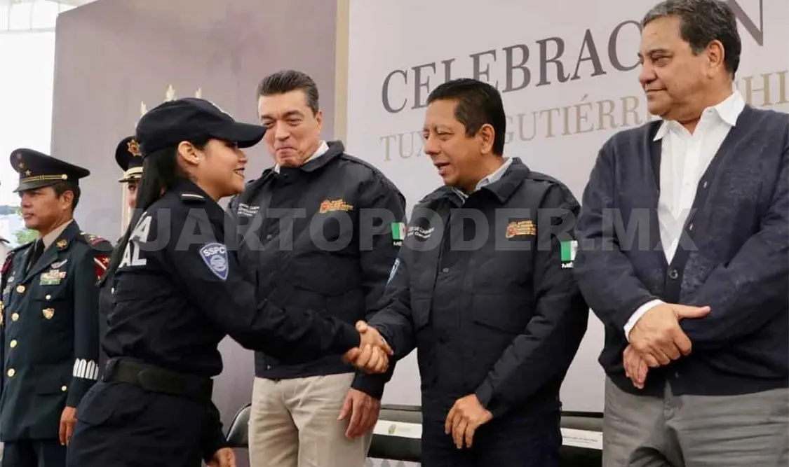Celebran Día del Policía en la SsyPC