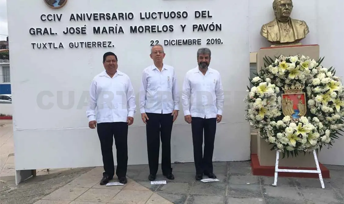 Celebran aniversario luctuoso de José María Morelos y Pavón