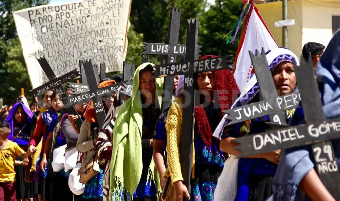 Indígenas de Acteal siguen exigiendo justicia y verdad