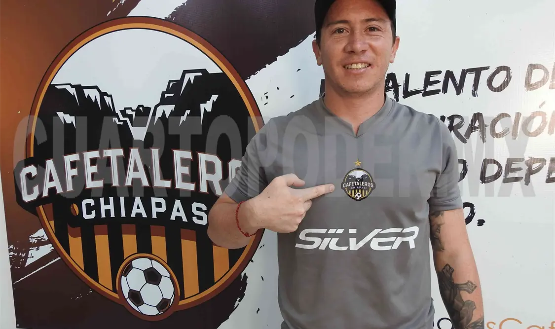 Centeno, motivado por el nuevo reto en su carrera con Cafetaleros de Chiapas. Cortesía