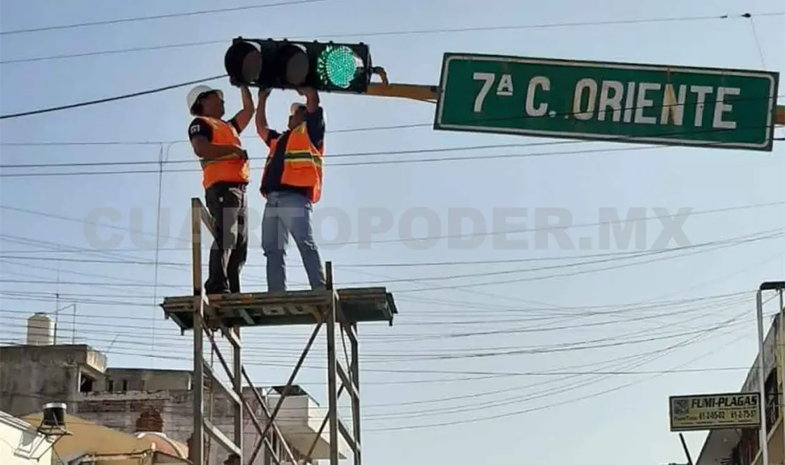 Reconocen trabajos de semaforización