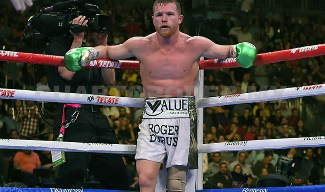 “Canelo” combatiría “por negocios” con peleador UFC