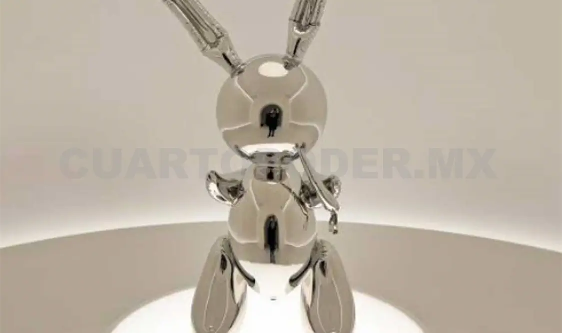La obra Rabbit de Jeff Koons se ofertó por 91 millones 75 mil dólares. Cortesía