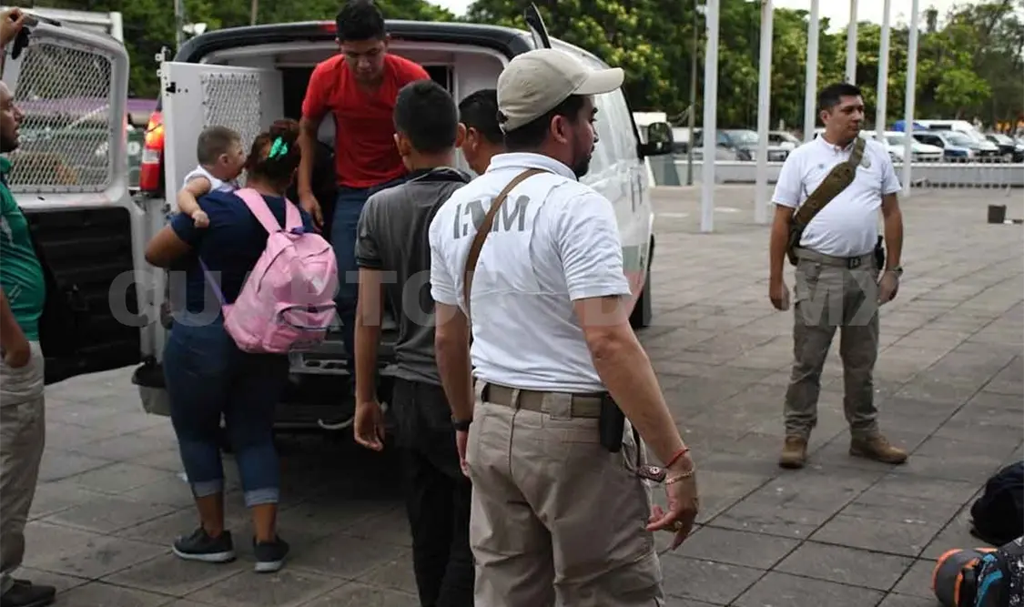 INM ayudó a detener a 165 vehículos con migrantes