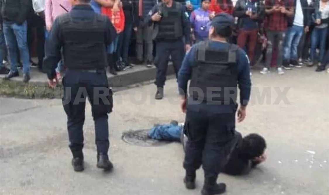 Hampones le disparan en andador