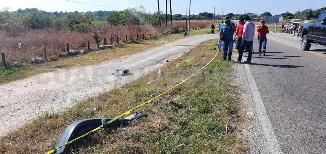 Muere adulto mayor por accidente carretero