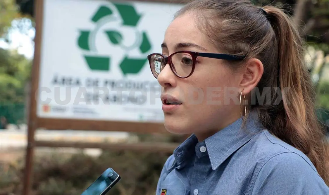 Elisa Villers de Coss, jefa del Departamento de Proyectos Climáticos de la Secretaría de Medio Ambiente y Movilidad Urbana Municipal, dijo que los ciudadanos deben cuidar el medio ambiente. Cortesía