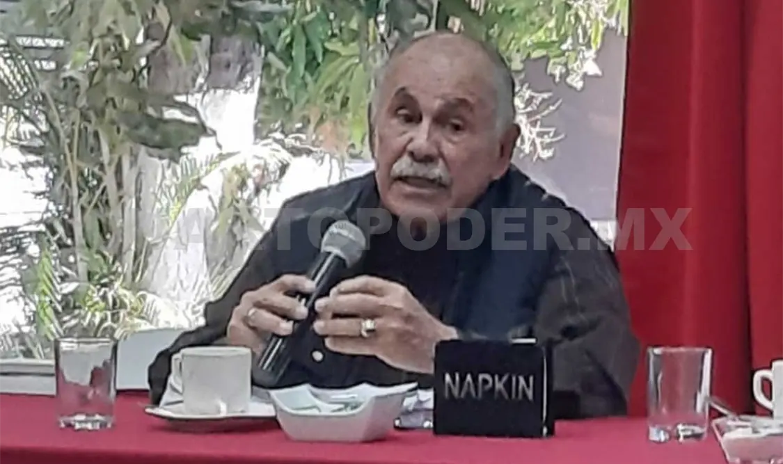 El rector del Instituto de Estudios Superiores de Chiapas, Emilio Enrique Salazar Narváez. Mary Jose Díaz / CP