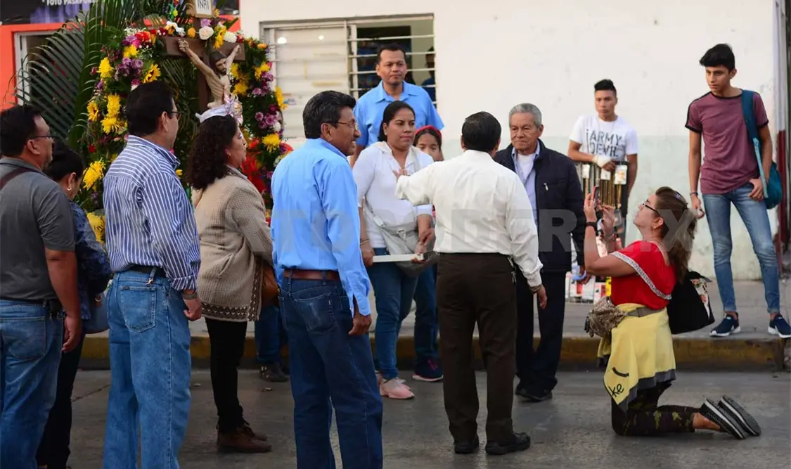 El recorrido inició pasadas las 16:00 horas del día martes. Darwin Mendoza
