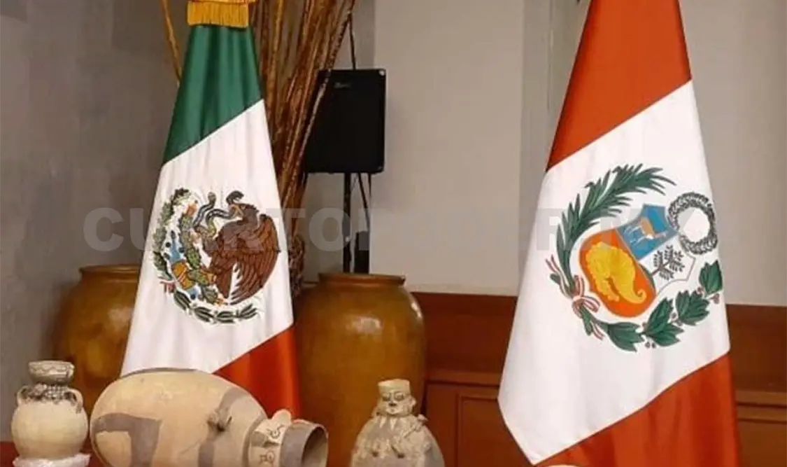 La restauración de las piezas estará a cargo del país andino. Cortesía