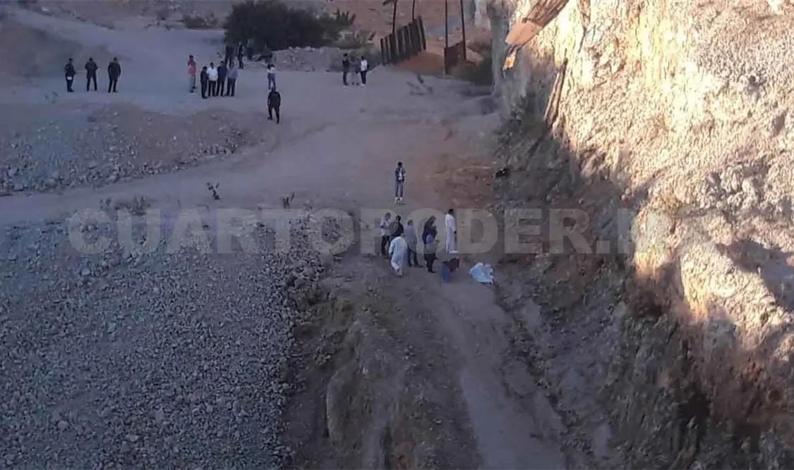Muere al caer en desfiladero