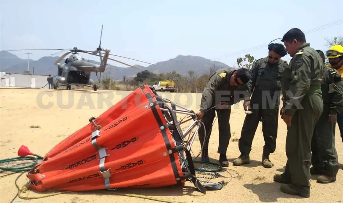 Reforzarán apoyo aéreo para combatir incendios