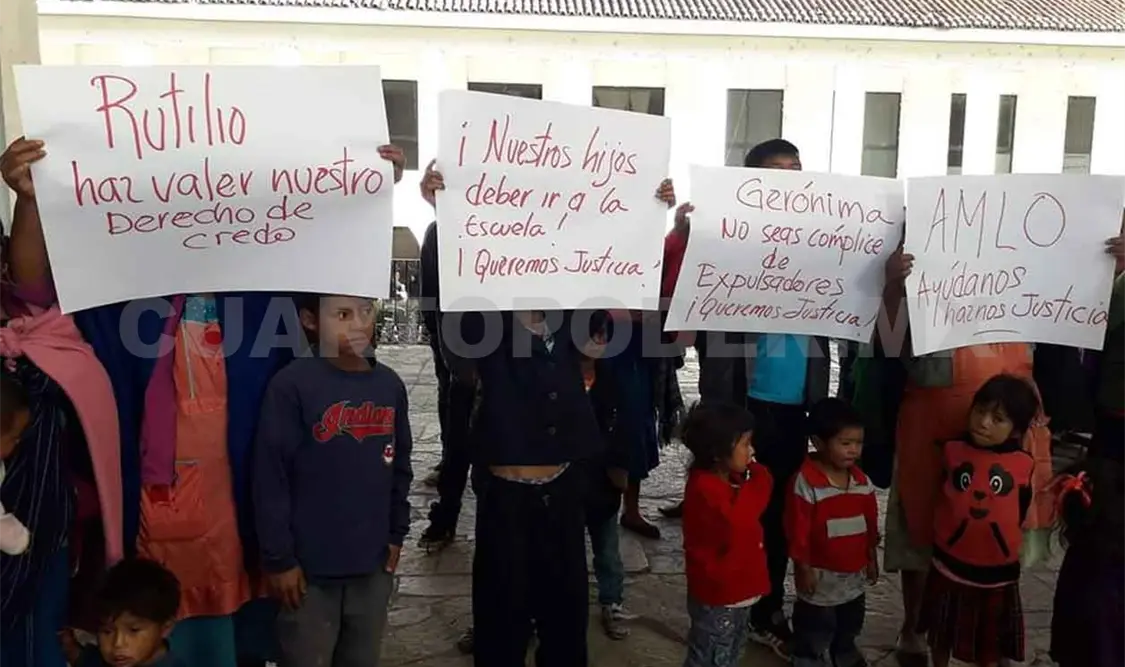 Exigen retorno seguro a la comunidad Napité