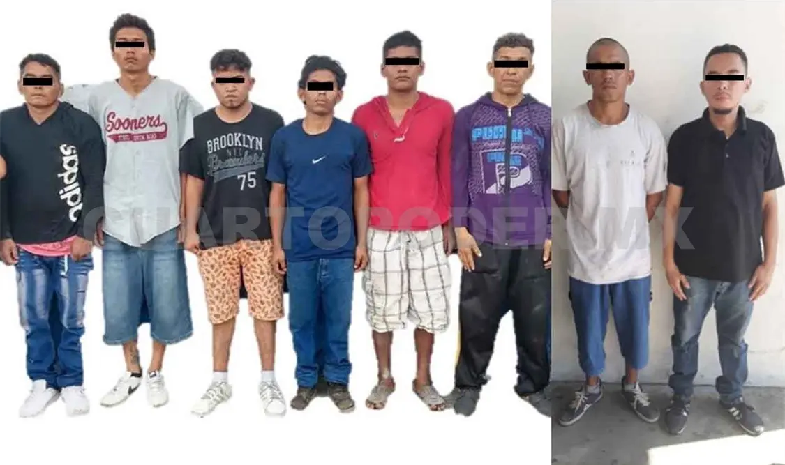 Detienen a ocho sujetos de la banda MS13 y Barrio 18
