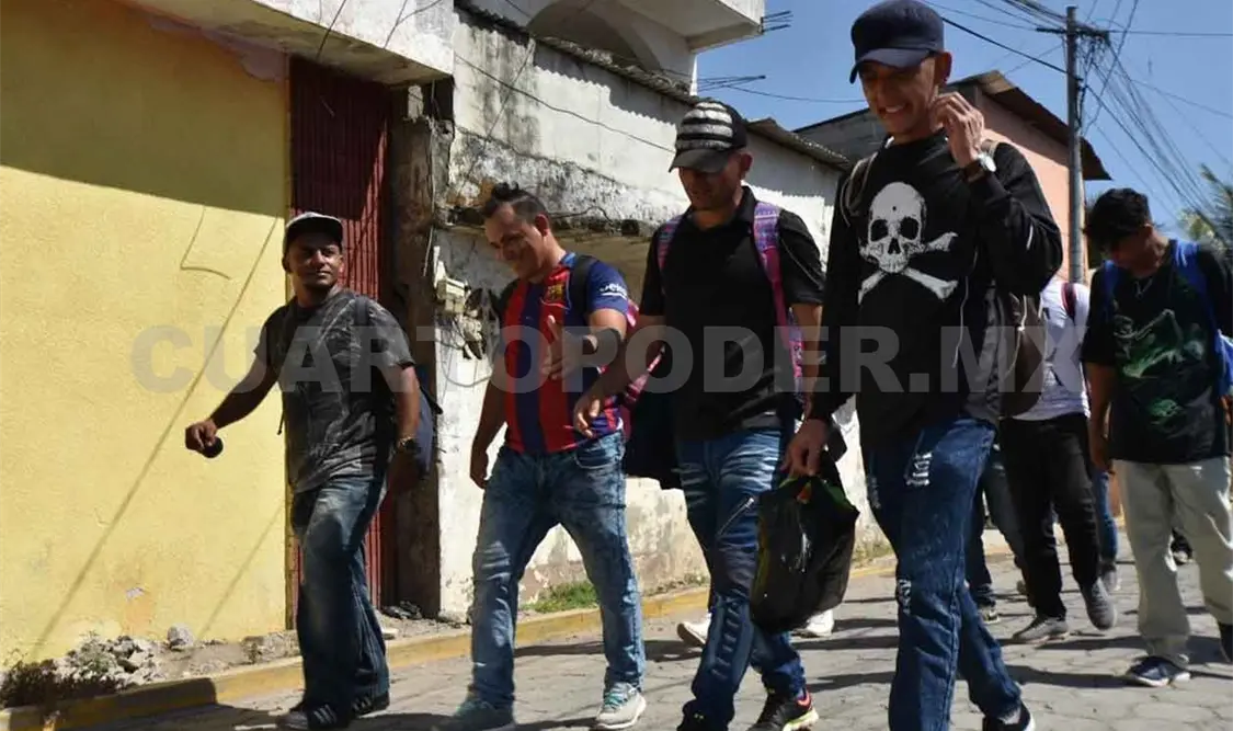 Vigila Guardia Nacional arribo de migrantes a frontera