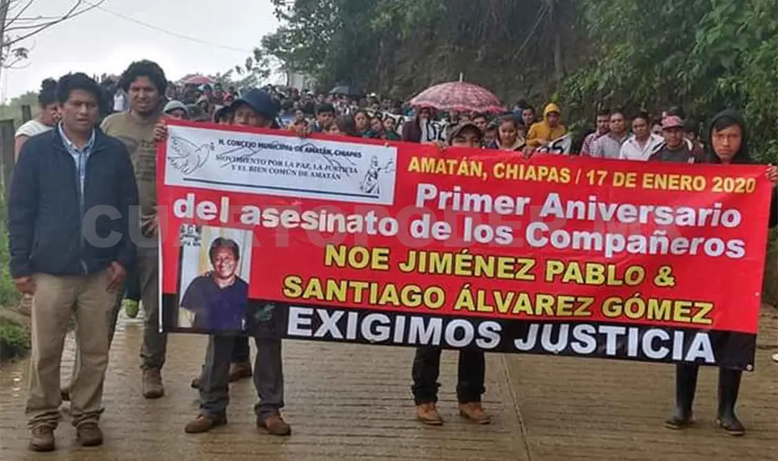 Irrupción armada en Amatán cumple un año