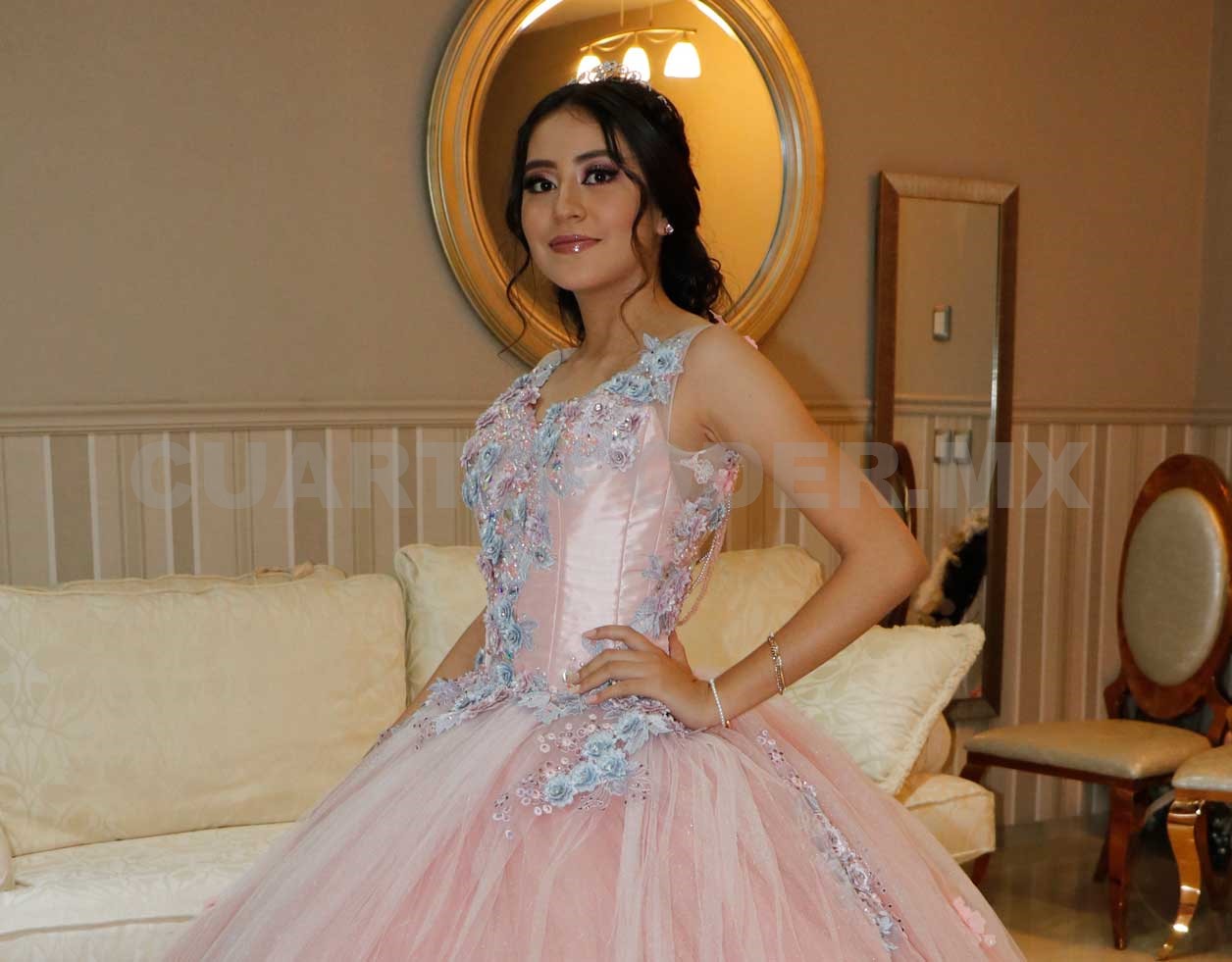 Grandiosa fiesta para Valeria