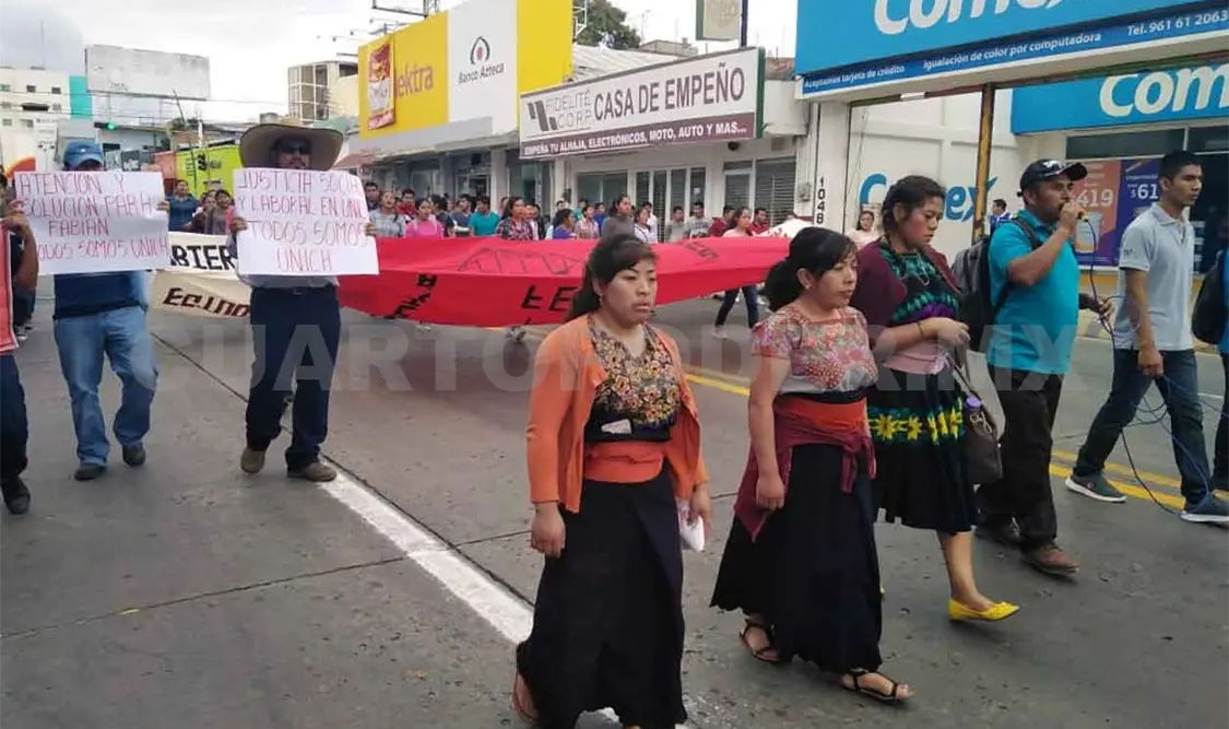 Marchan contra el racismo en la Unich