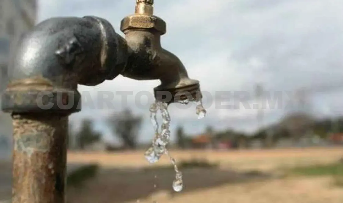 Por obras de CFE, colonias quedan sin agua