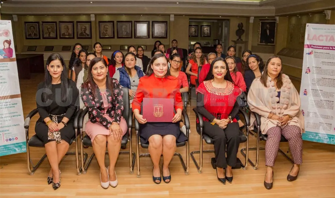 Realiza PJE taller para promover lactancia materna